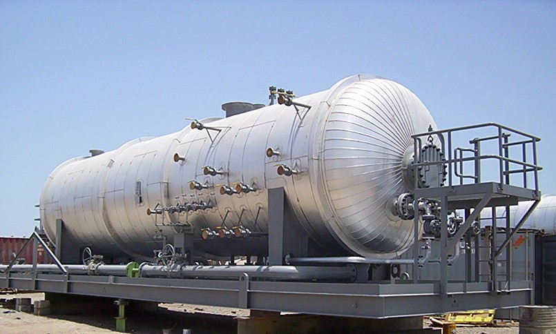 Crude oil dehydrator / desalter module – view 2