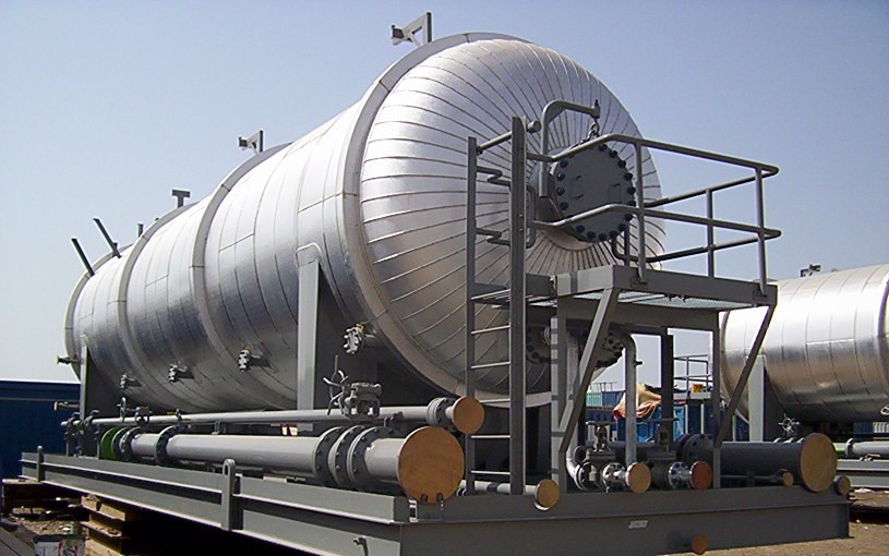 Crude oil dehydrator / desalter module – view 5